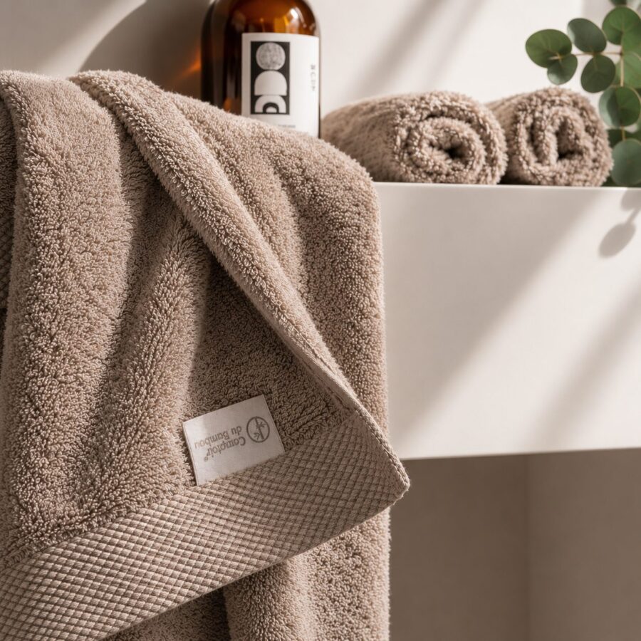 Linge de bain en fibre de bambou - Comptoir du Bambou