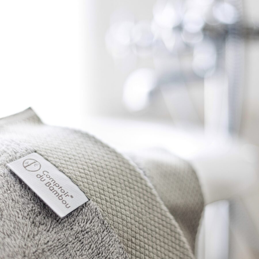 Grand Drap de Bain Plage en fibre de bambou — Comptoir du Bambou