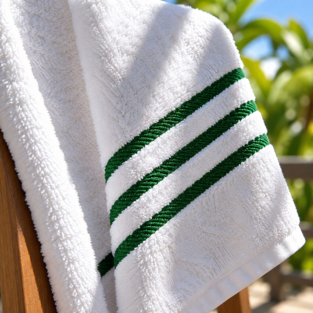 Drap de Bain | Collection 12 Millimètres | Emeraude